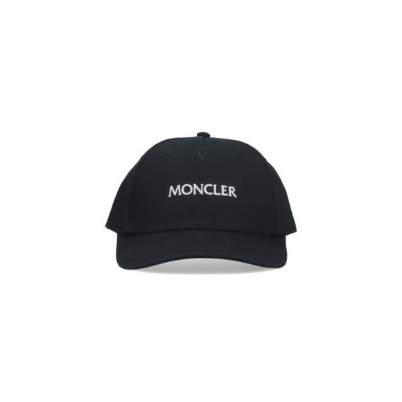 Moncler Curved Visor Baseball Cap With Contrasting Logo Embroidery - NWT - Picture 1 of 3